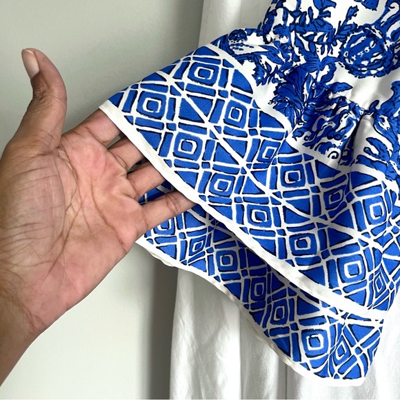 LILLY PULITZER | Kaori Off-Shoulder Bohemian Blouse Sz S - Picture 4 of 7